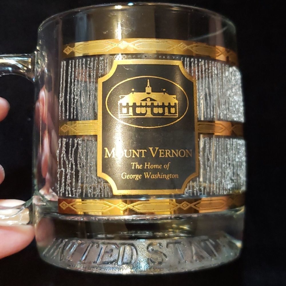 VTG, Mount Vernon Glass Mug - Picture 2 of 7
